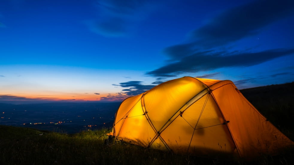 Camping essentials tent